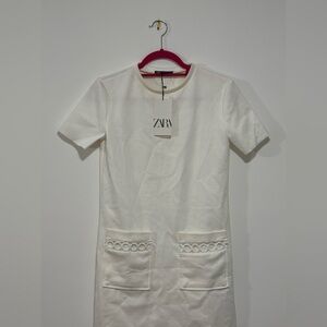 Zara Ivory Textured Fabric